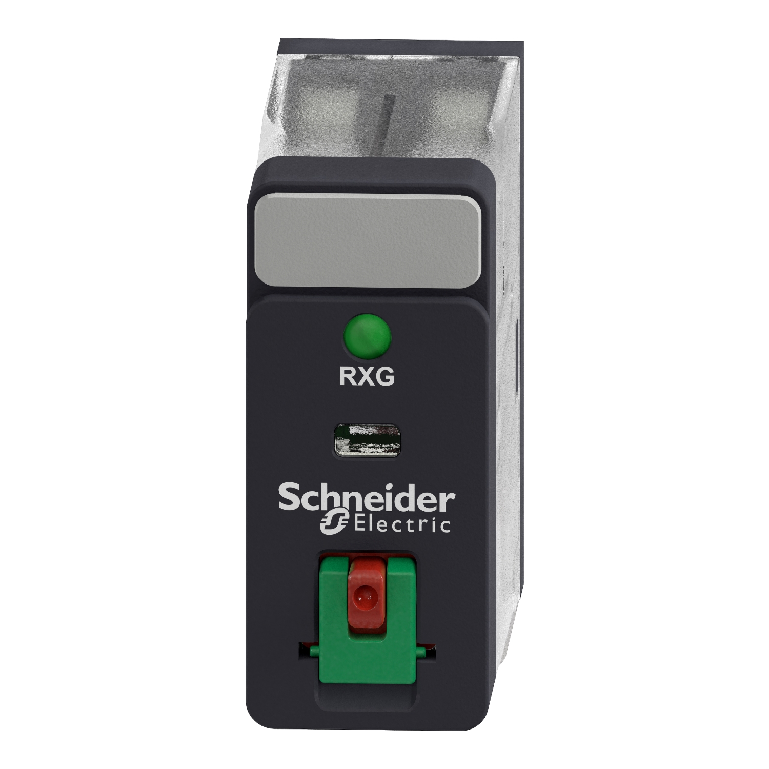 RXG22B7 - interface plug in relay, Harmony Electromechanical Relays, 5A, 2CO, with LED, lockable test but to n, 24V AC