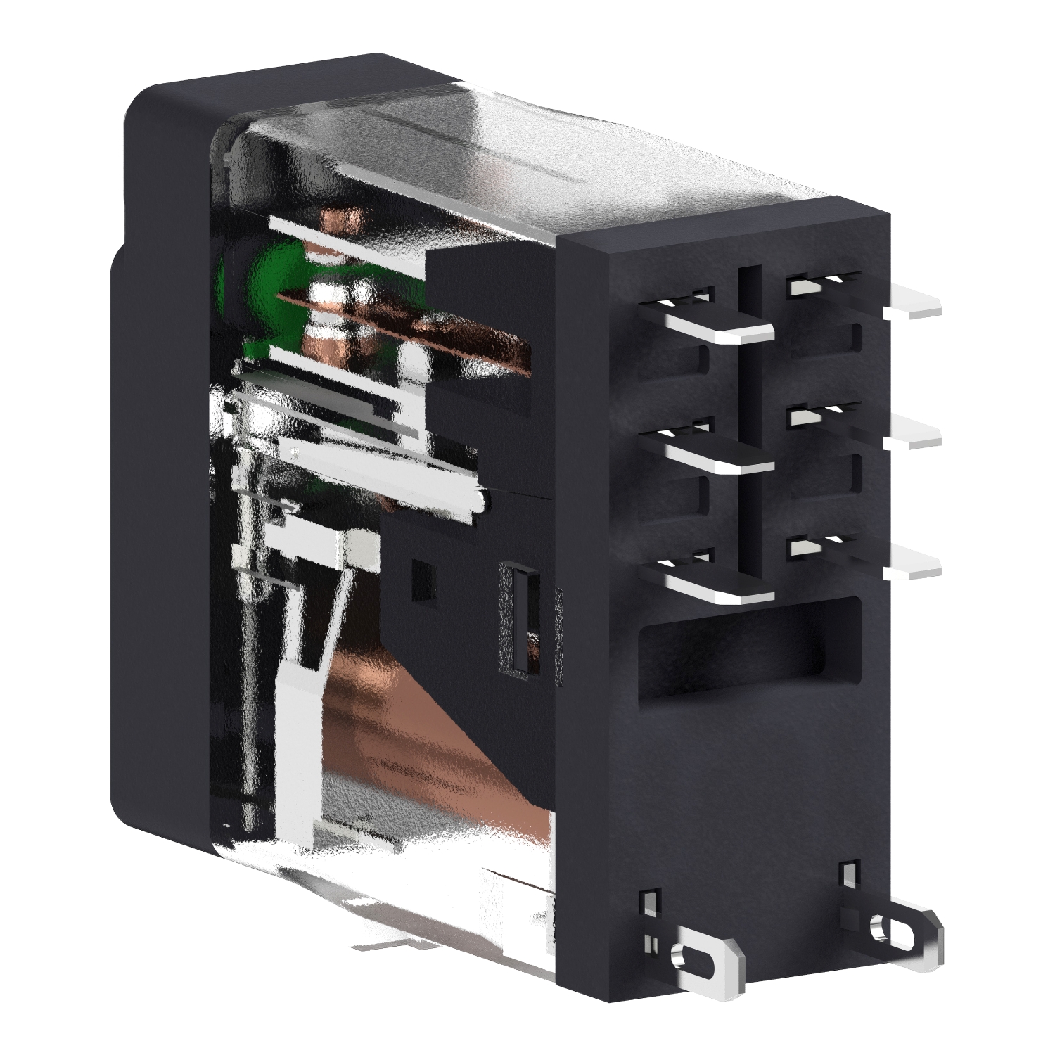 RXG23F7 - interface plug in relay, Harmony Electromechanical Relays, 5A, 2CO, with LED, 120V AC