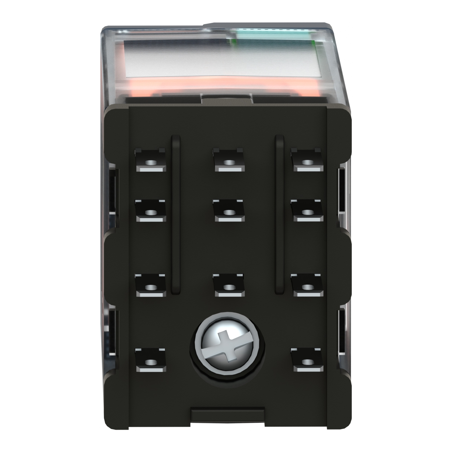RXM3AB1JD - miniature plug in relay, Harmony Electromechanical Relays, 10A, 3CO, lockable test but to n, 12V DC