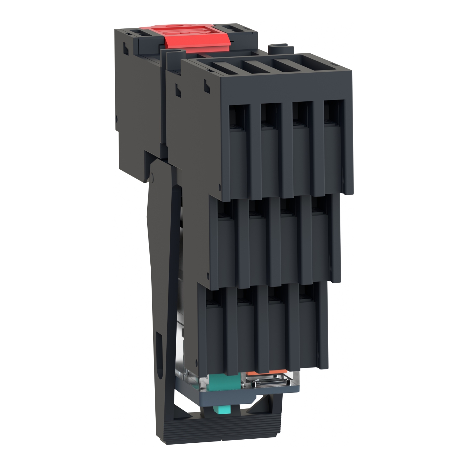 RXM4AB2BDPVS - miniature, Harmony Electromechanical Relays, 6A, 4CO, with LED, with lockable test button, separate terminals socket, 24V DC