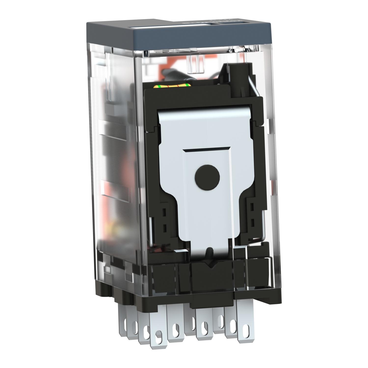 RXM4AB3B7 - miniature plug in relay, Harmony Electromechanical Relays, 6A, 4CO, with LED, 24V AC