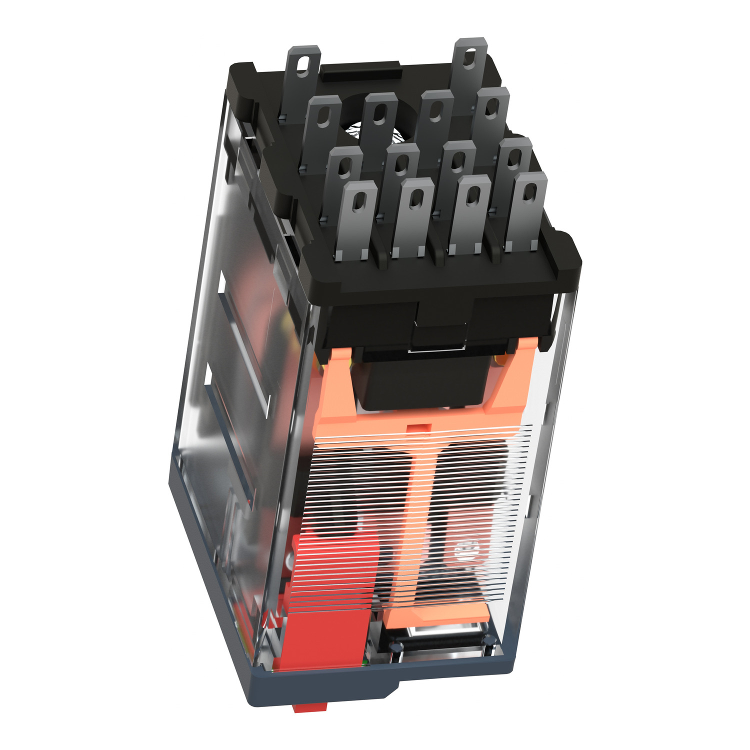 RXM4GB2P7 - miniature plug in relay, Harmony Electromechanical Relays, 3A, 4CO, with LED, lockable test but to n, 230V AC