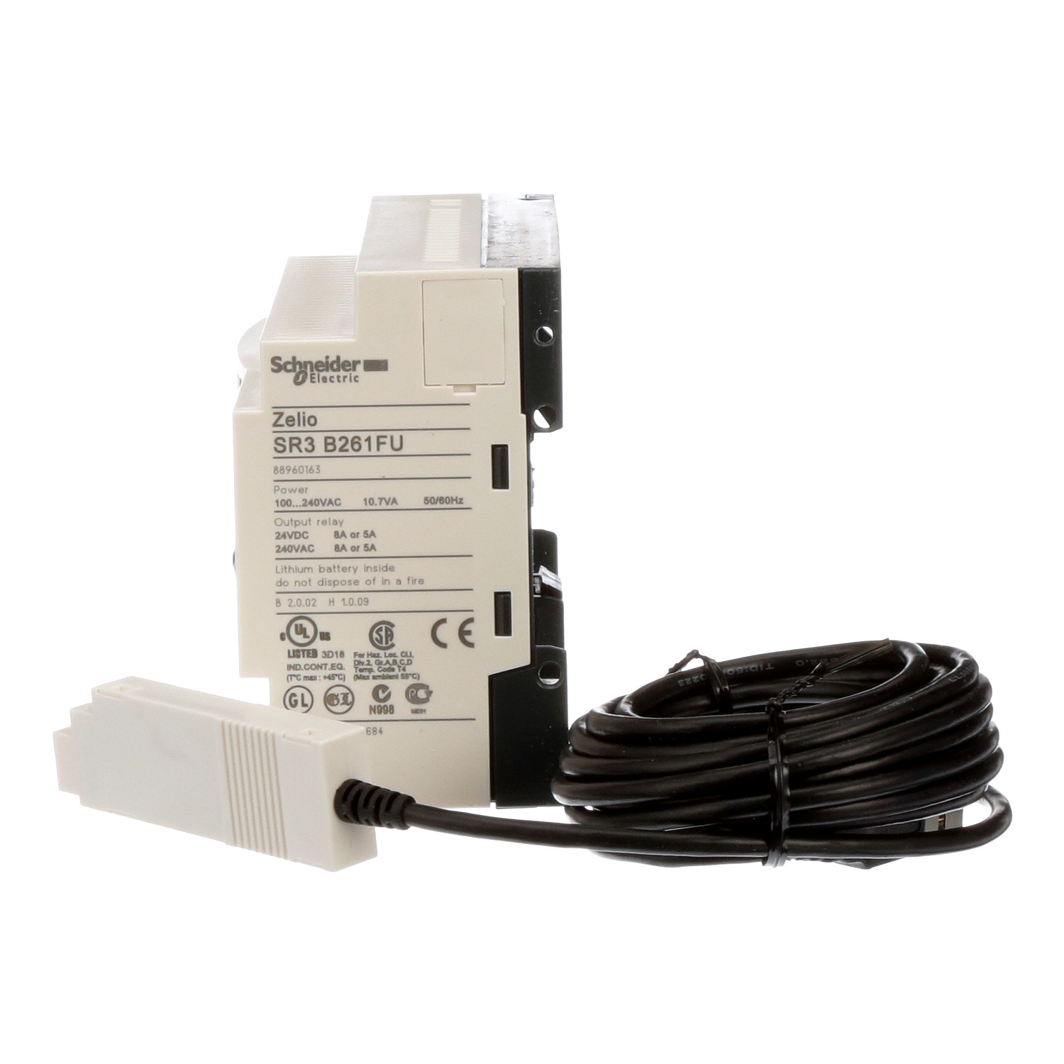 SR3PACK2FU - modular discovery packs, Zelio Logic SR2 SR3, smart relay discovery pack, 26 IO, 100 to 240V AC