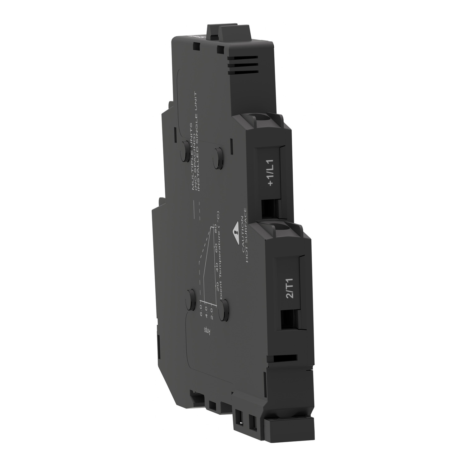 Schneider Electric SSM1A16B7 - single phase relay, Harmony Solid State Modular Relays, 6A, DIN rail mount, zero voltage switching, input 18 to 36V AC, output 24 to 280V AC