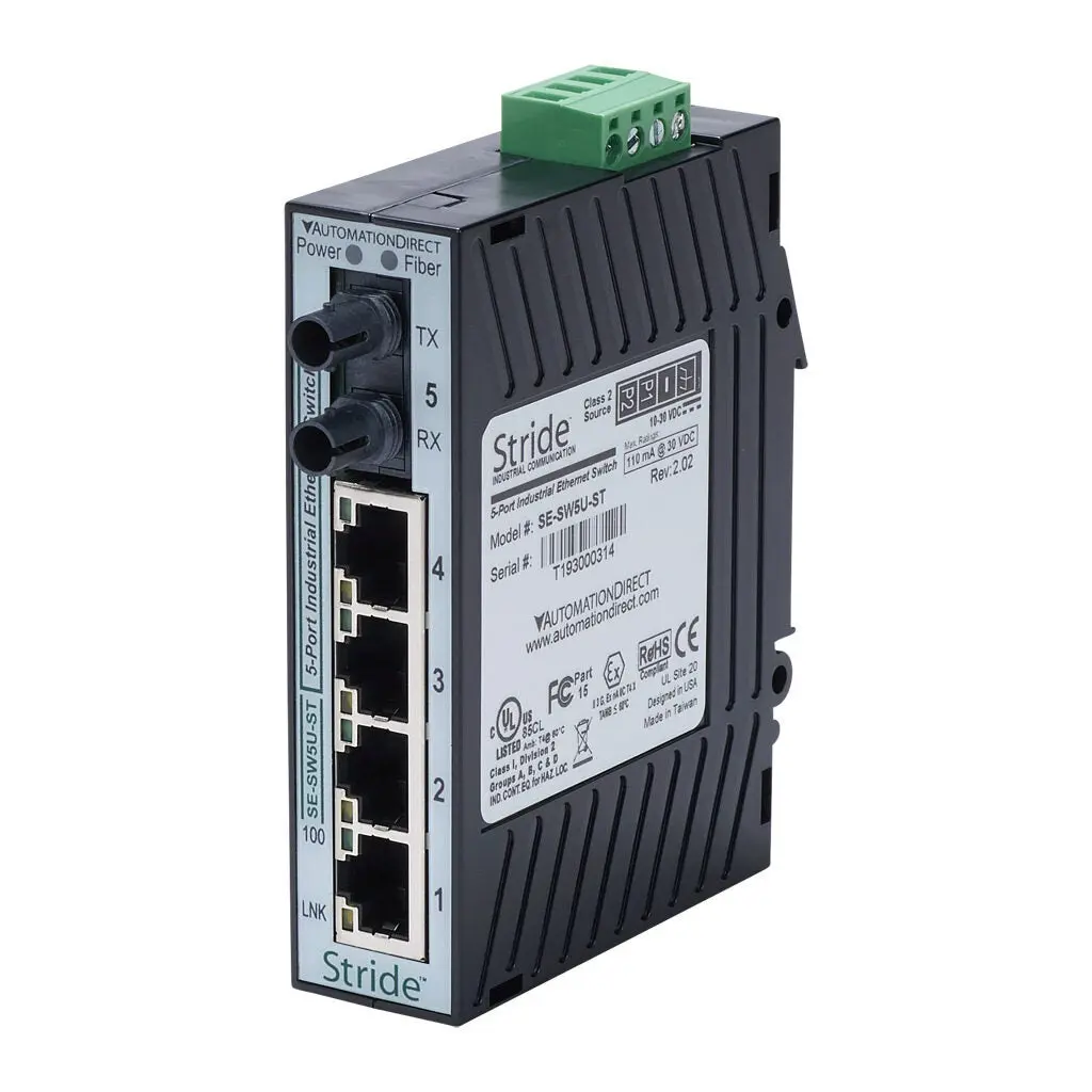 STRIDE industrial unmanaged Ethernet switch - SE-SW5U-ST