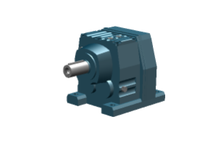 SEW-Eurodrive 870264259.07.07.001 R47/A helical inline gearbox. Compact R47 size delivers high torque density for industrial power transmission. Genui