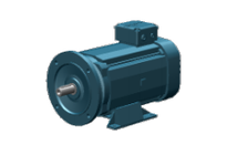 SEW-Eurodrive DRN132S4/FK AC motor, 132S frame, 4-pole design, IE3 energy-efficient. Features FK option for integrated encoder mounting, enabling prec