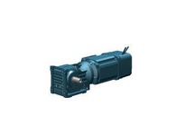 SEW-Eurodrive K47 DRN90L4/BE2HR helical-bevel right angle gearmotor, 2 HP, 29.32:1 ratio, 60 RPM output, 230/460V, 60 Hz. Features a DRN90L4 IE3 motor