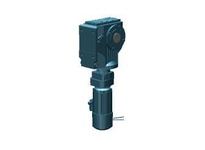 SEW-Eurodrive KA107 R77 DRN132S4/BE11HR helical-bevel right angle gearmotor, 7.5 HP, 286:1 ratio, 6.2 RPM output, 230/460V, 60 Hz. Features a DRN132S4
