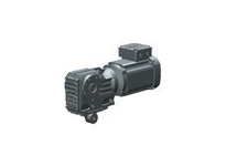 SEW-Eurodrive KA37/T DRN80M4 helical-bevel right angle gearmotor, 1 HP, 29.96:1 ratio, 58 RPM output, 220/440V, 60 Hz. Features a DRN80M4 IE3 motor wi
