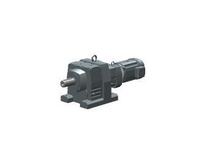 SEW-Eurodrive R107 R77 DRN112M4 helical inline gearmotor delivering 5.4 HP (4 kW) with a 215.29:1 ratio and 6.8 RPM output at 50 Hz. Equipped with a D