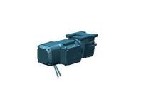SEW-Eurodrive R37 DRN71M4/BE05HR helical inline gearmotor, 0.5 HP, 48.08:1 ratio, 36 RPM output, 266/460V, 60 Hz, with BE05HR brake. DRN71M4 IE3 motor