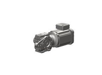 SEW-Eurodrive SA47/T DRN90L4 helical-worm gearmotor, 2 HP, 6.40:1 ratio, 276 RPM output, 230/460V, 60 Hz. DRN90L4 IE3 motor with T option. Compact rig