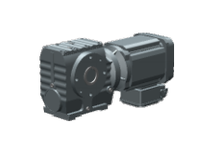 SEW-Eurodrive SA67 DRN90L4/ASE1/TH helical-worm gearmotor delivering 0.5 HP with a 6.57:1 ratio and 129 RPM output at 230/460V, 60 Hz. DRN90L4 IE3 mot