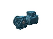 SEW-Eurodrive SAF47 DRN80MK4 helical-worm gearmotor with 0.75 HP, 32.48:1 finite ratio, 54 RPM output speed at 1745 RPM input, 60 Hz, 230/460V. DRN80M