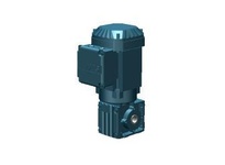 SEW-Eurodrive WA20 DRN71M4 SPIROPLAN W-Series Right-Angle Gearmotor delivers 0.5 HP at 263 RPM output with a 6.57:1 infinite duty ratio. The DRN71M4 I