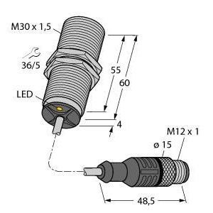 Turck BI10U-EM30-AN6X-0.2-RS4T