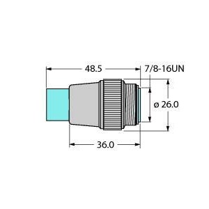 Turck RSV-49TR-EX