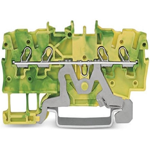 WAGO - 2000-1407 - 4-conductor ground terminal block