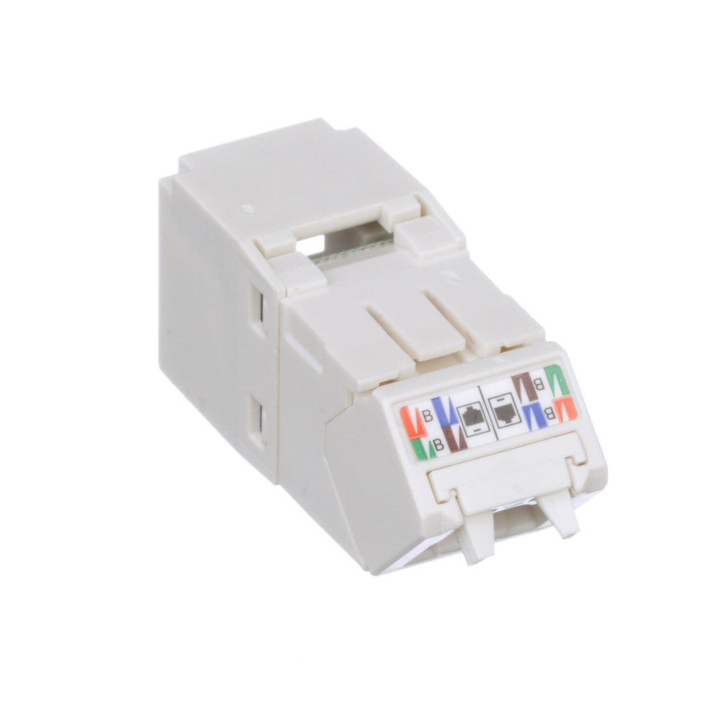 PANDUIT - CJUD688TGIW - CAT6 UP/DOWN 45 DEGREE TG WIRECAP JACK M