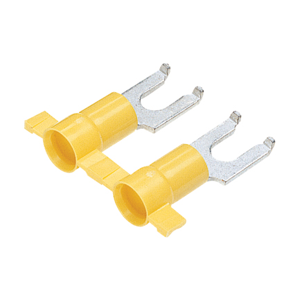 PANDUIT - PV10-8FFB-2K - FLGDFORKTERM,VYL,12,10AWG,#8STUDPK2000