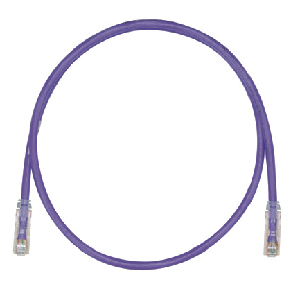PANDUIT - UTPSP18VLY - COPPER PATCH CORD CAT 6 VIOLET UTP CAB
