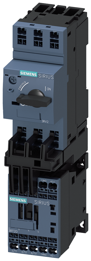 SIEMENS - 3RA21100HE151BB4 - STARTER DOL S00 0.55-0.8A 24VDC SPRING