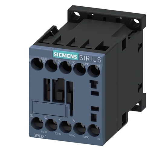 SIEMENS - 3RH21221AN20 - CONTACTOR RELAY 2NO+2NC AC 220V SCREW