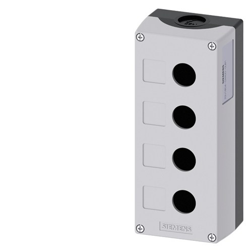 SIEMENS - 3SU18040AA000UB1 - ENCLOSURE PLASTIC. 4 COMMAND POINTS