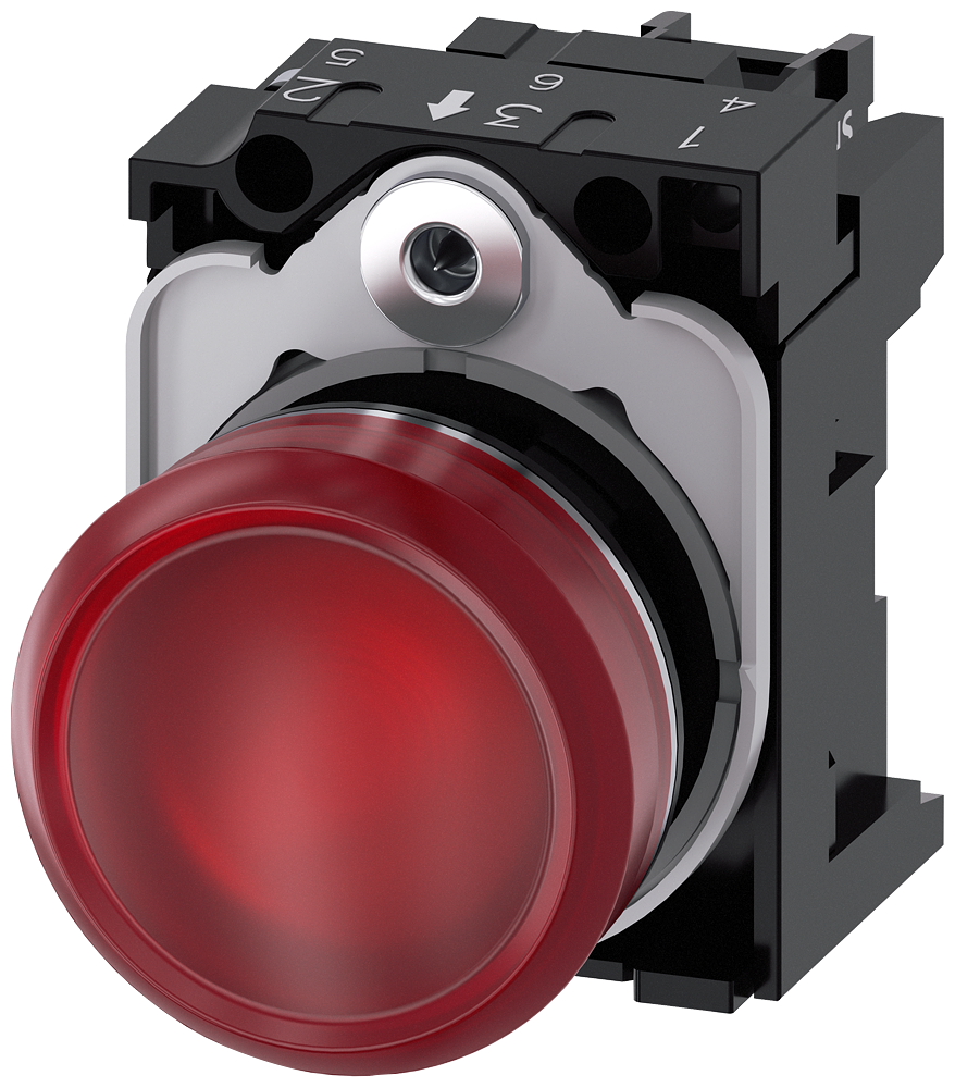 SIEMENS - A6X30143334 - INDICATOR LIGHT. RED