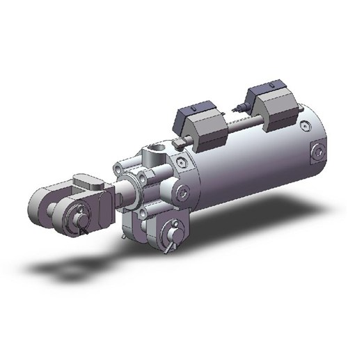 SMC - CKG1A50-75YZ-P3DWAL - CLAMP CYLINDER
