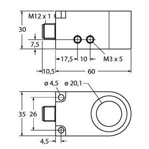 TURCK - BI20R-W30-DAP6X-H1141 - 14042 - FERRITE RING DC CON. M12