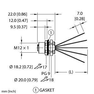 Turck EFKVG-A5.500.2-2