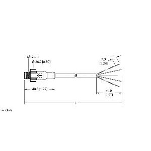 Turck ESRT-A5.500-WE2K-5