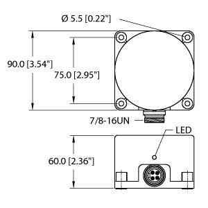 Turck NI60-K90-RZ3X-B2131