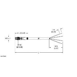 TURCK - PSG 4M-0.2 - U2-02733 - CORDM8PICOFAST