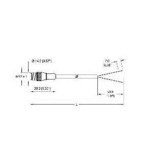 TURCK - RS 4T-15 - U2088-52 - CORDM12EUROFAST