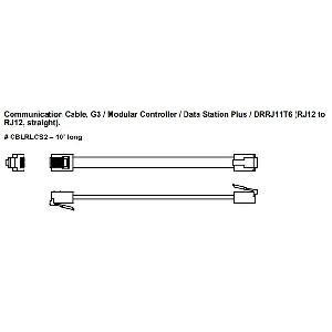 HMS Red Lion RED LION CONTROLS - CBLRLCS2 - CBL RJ12-RJ12 10'STRAIGHT