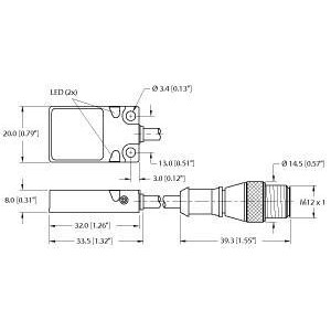 Turck BI5U-Q08-AP6X2-0.2-RSV4T