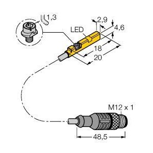 Turck BIM-UNR-AP6X-0.3-RS4 W/M