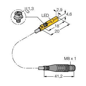 Turck BIM-UNR-AP6X-0.6-PSG3M W/M