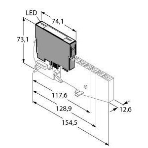 Turck BL20-BR-24VDC-D