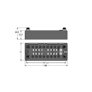 Turck BLCEN-16M8LT-8XSG-P-8XSG-P