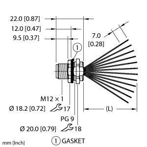 Turck EFSBG-12.1200.4-0.5