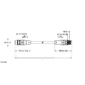Turck EKRB001-ESRB001-A4.400-FE8Y-1
