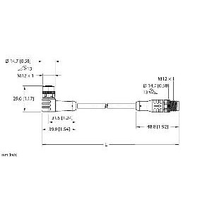 Turck EKWB001-ESRB001-A4.400-GC2Y-2