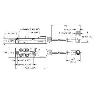 Turck TB-4M8M-3-0.5-WSCV 8.6T