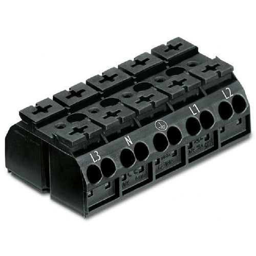 WAGO - 862-2505 - 4-conductor chassis-mount terminal strip