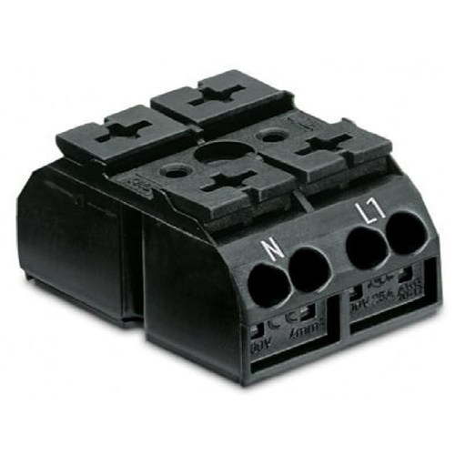 WAGO - 862-2552 - 4-conductor chassis-mount terminal strip