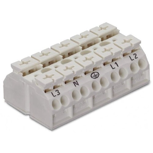 WAGO - 862-2605 - 4-conductor chassis-mount terminal strip